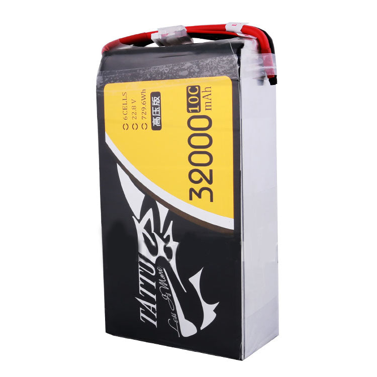 TATTU HV 32000mAh 10C 22.8V 6S1P High Voltage Lipo Battery Pack for UAV Industrial Drone