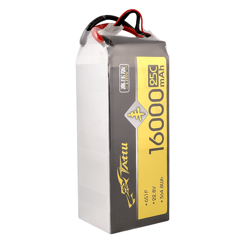 Tattu HV Feng Series 6S 22.8V 16000mah 25C Lipo Battery with XT9-S Connector