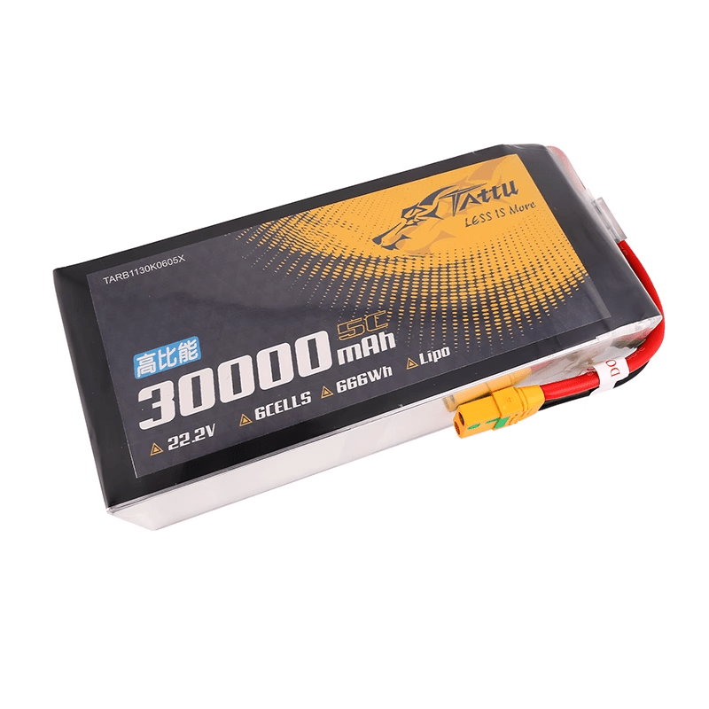 Tattu NCM 811 Semi-Solid 30000mah 6S 22.2V 5C Lipo Battery for UAV Agriculture Drones