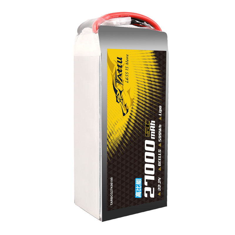 TATTU NCM 811 Semi Solid 27000mAh 5C 22.2V 6S1P Lipo Battery for UAV Drone