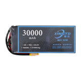 XINGTO 6S 22.2V 30000mah 10C Lipo Battery High Density Semi Solid-State Lithium Battery