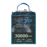 XINGTO 14S 30000mah 10C Lipo Battery High Density Semi Solid-State Lithium Battery