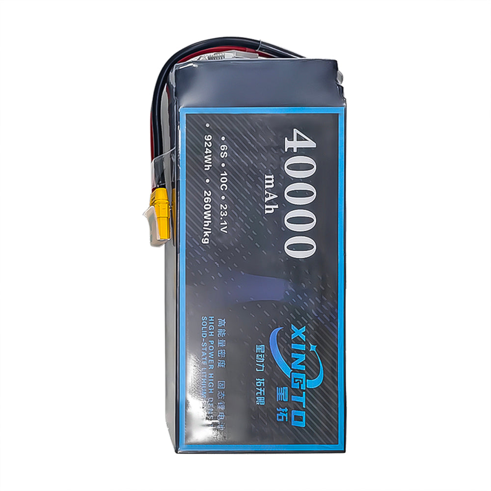 XINGTO 6S 23.1V 40000mAh HV Lipo Battery High Density Semi Solid-State Lithium Battery