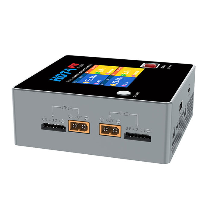 HOTA F6 4 Channel DC 250Wx4 15Ax4 Smart Battery Charger for 1-6S Lipo Battery
