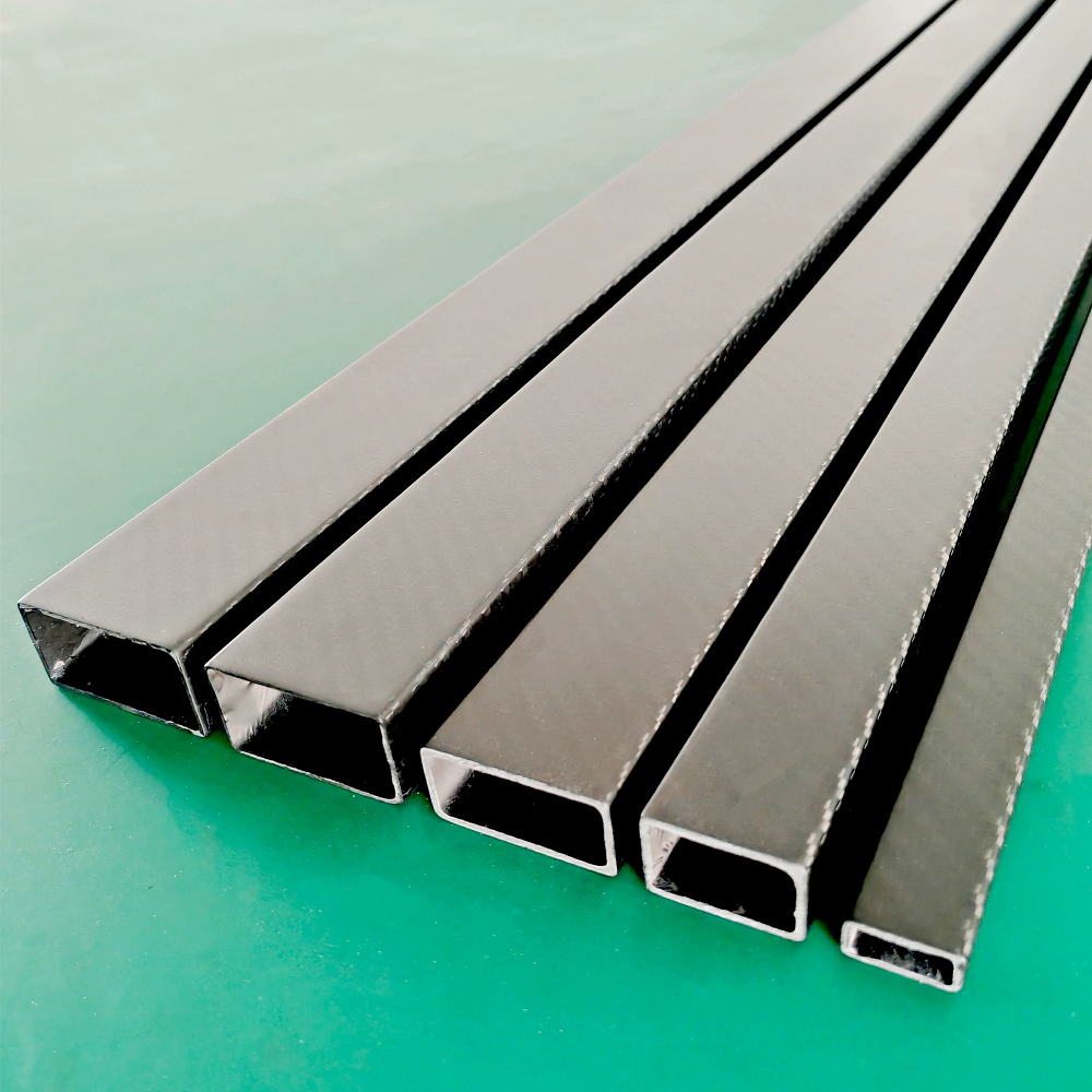 Twill High Strength 3K Full Carbon Fiber Rectangle Matte Tube 500mm