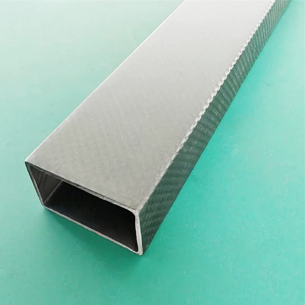 Twill High Strength 3K Full Carbon Fiber Rectangle Matte Tube 500mm