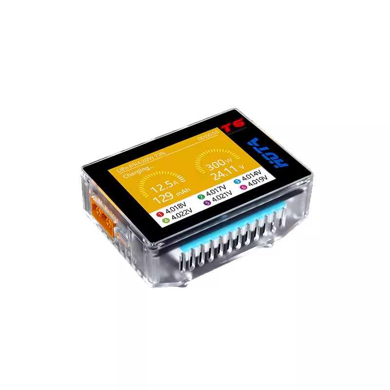 HOTA T6 DC300W PD90W 15A 1-6S LiPo Battery Charger