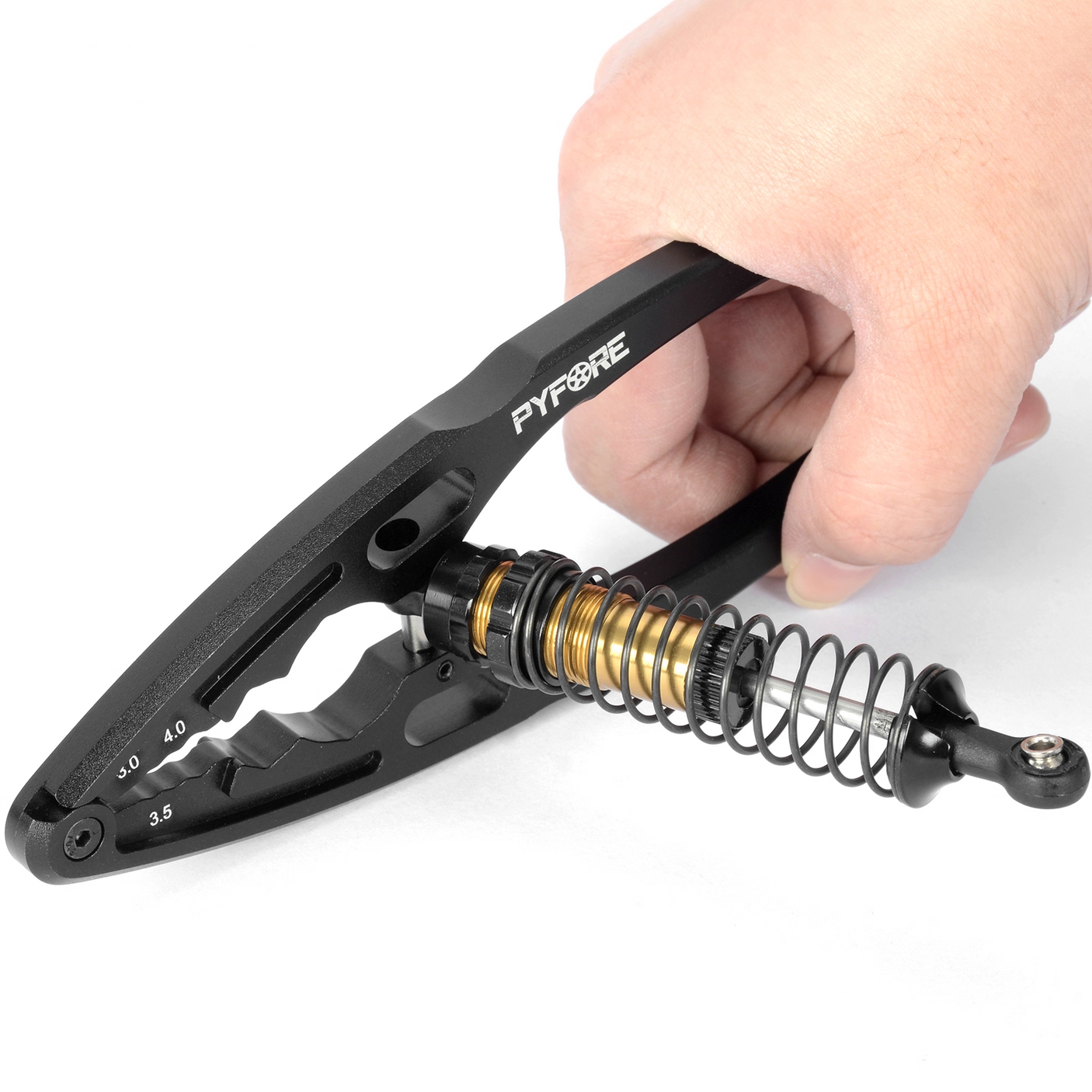 Multifunction Aluminum Alloy Shock Absorber Clamp Pliers for RC Car Shock Absorber Black