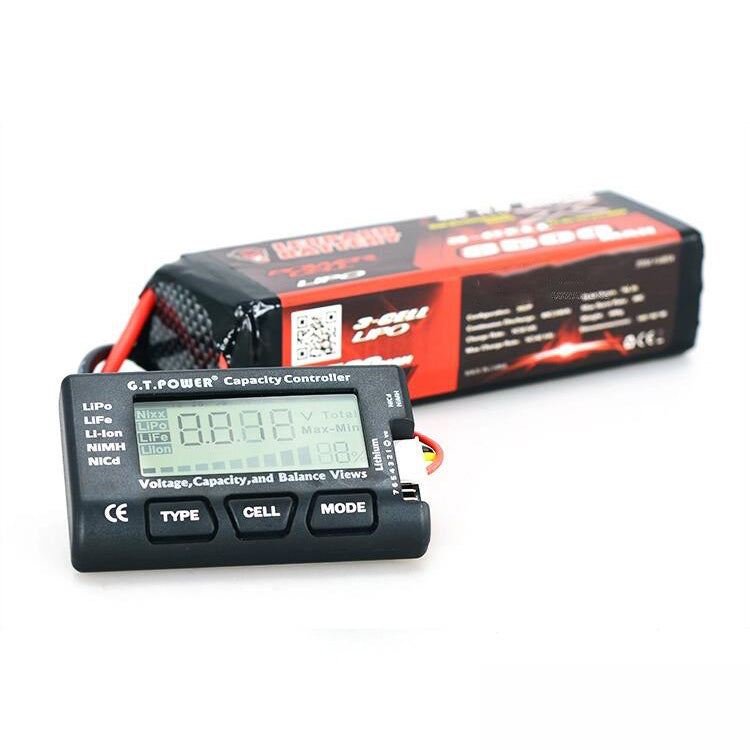 1-8S Battery Voltage Capacity Meter Battery Tester with Balance Function