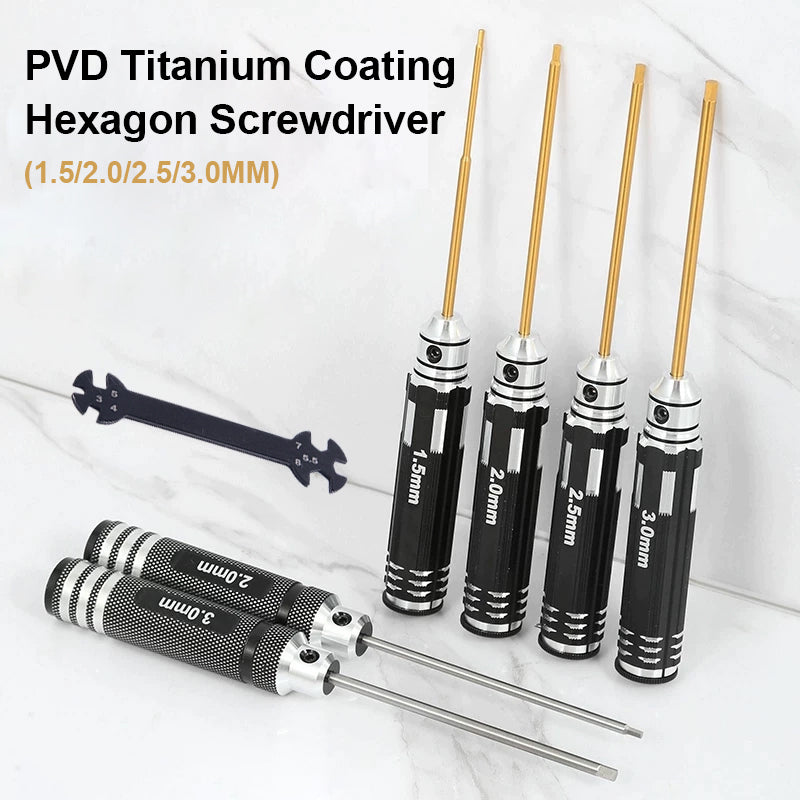 ARRIS High-speed Steel Ultra-hard Special Hexagon Screwdriver Set for (4pcs)