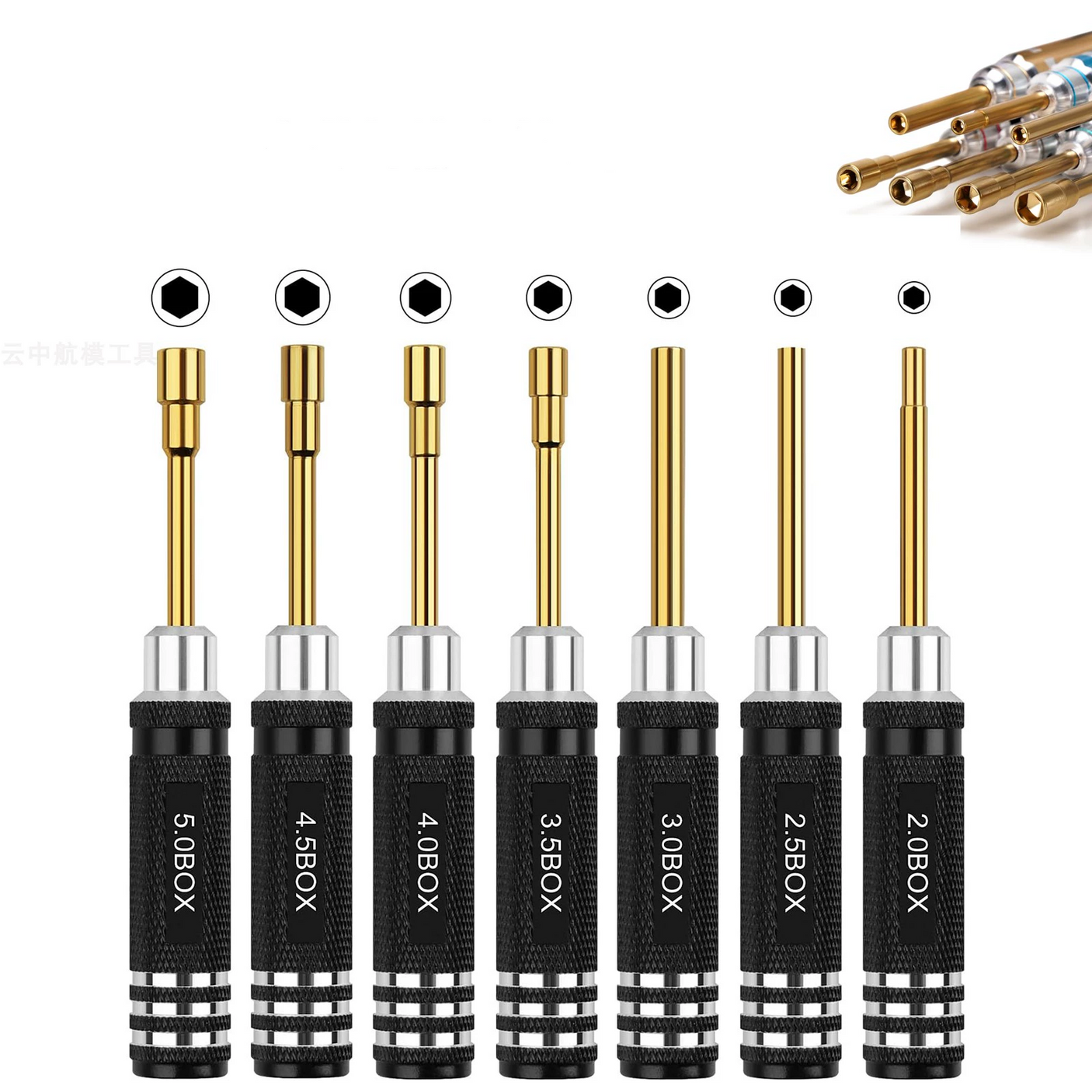 Hexagonal Sleeve Screwdriver Set (7pcs)