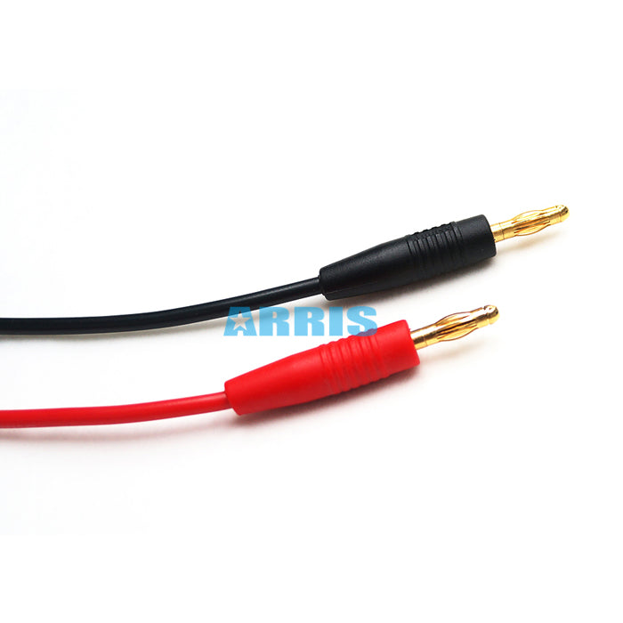 ARRIS Charger Leads XT90 Male Connector to 4mm Banana Plug (30cm / 14AWG) HA7046