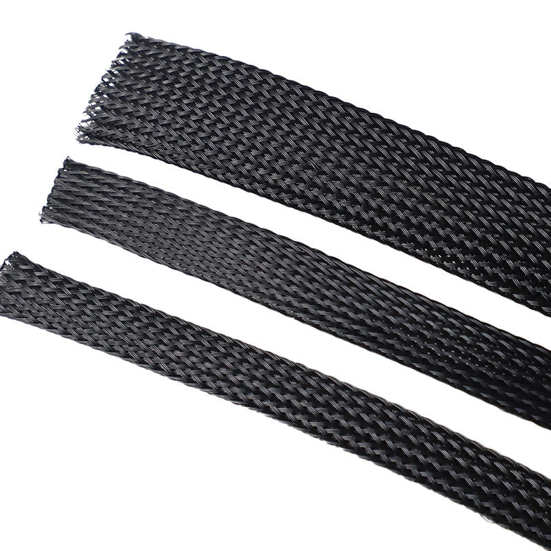 Nylon Braided Mesh Sheath Tube Black 8MM 10MM 12MM (1M)