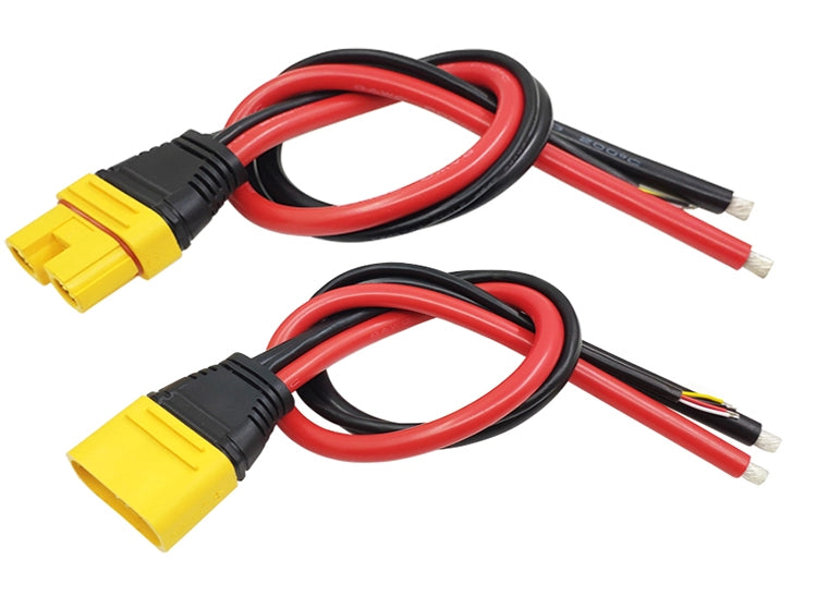 Amass AS150U Connector Anti Spark with Signal Pin with Short Silicone Wire Protective Cover (one pair)