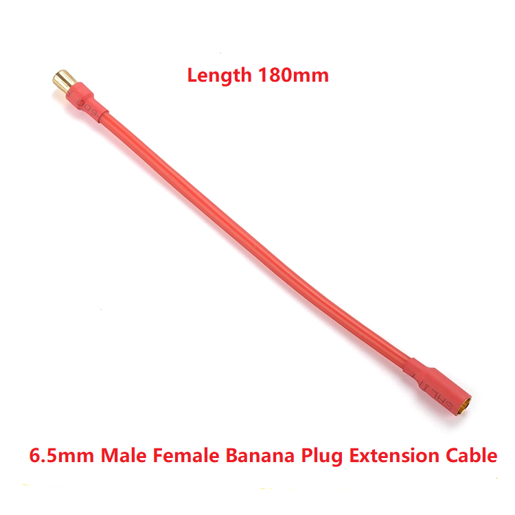 ARRIS 12AWG 4MM 6.5MM Male Female Banana Plug Motor ESC Extension Cable 180MM