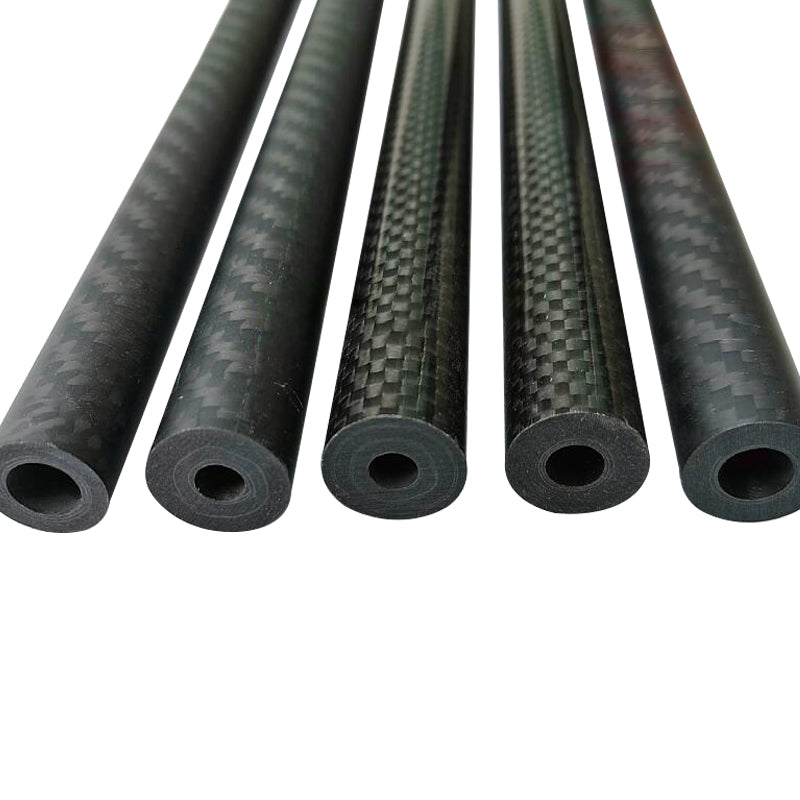 3K High Strength Carbon Fiber Tube Pure Carbon Tube Coil Tube Carbon Shaft 10mm 12mm 14mm 16mm 18mm 20mm