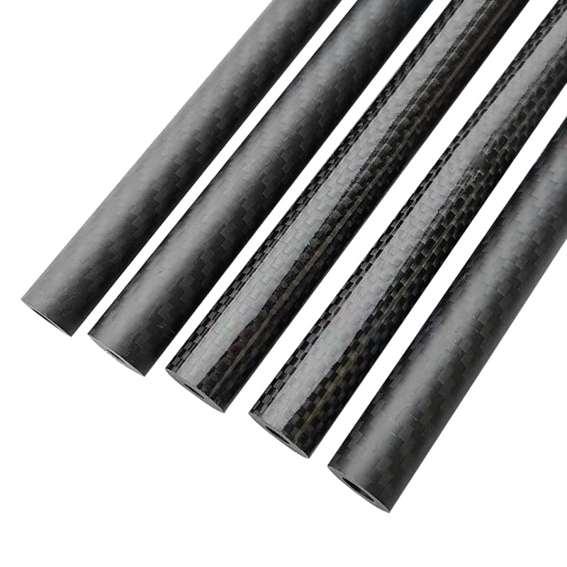 3K High Strength Carbon Fiber Tube Pure Carbon Tube Coil Tube Carbon Shaft 10mm 12mm 14mm 16mm 18mm 20mm