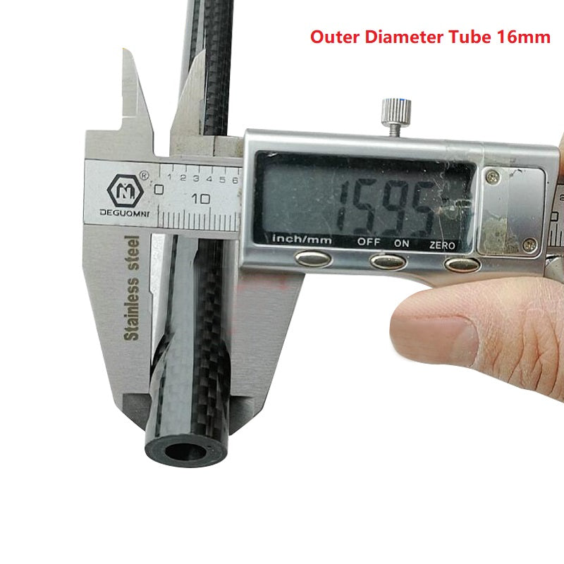 3K High Strength Carbon Fiber Tube Pure Carbon Tube Coil Tube Carbon Shaft 10mm 12mm 14mm 16mm 18mm 20mm