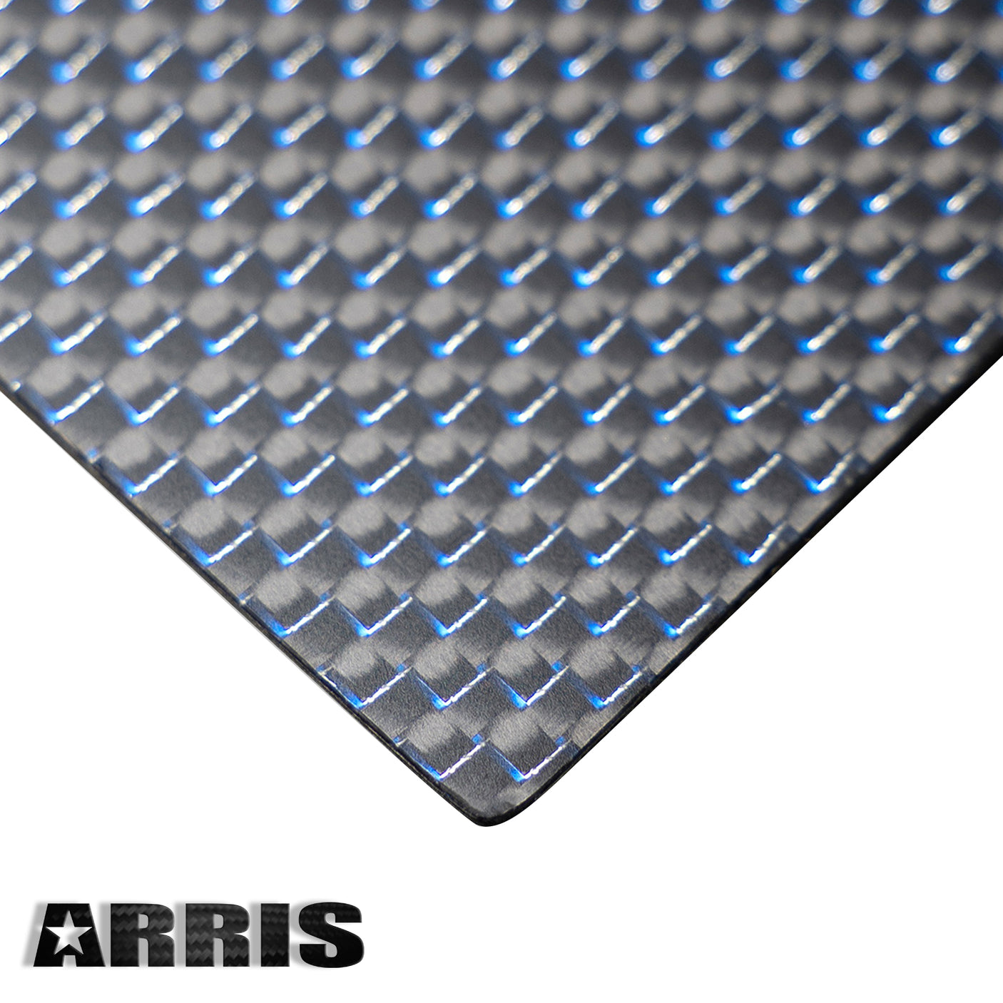 ARRIS 100x250mm 1-6mm Thickness Metallic Red/Blue/Yellow Colored 3K Carbon Fiber Sheet
