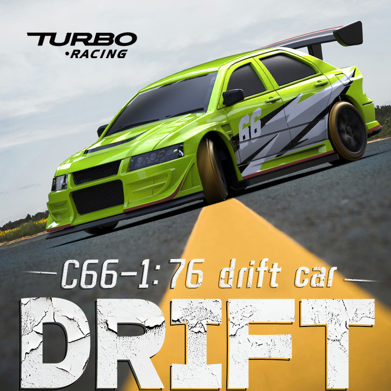 Turbo Racing 1:76 C66 Mini RC Drift Car Remote Controller Car