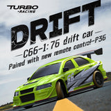 Turbo Racing 1:76 C66 Mini RC Drift Car Remote Controller Car