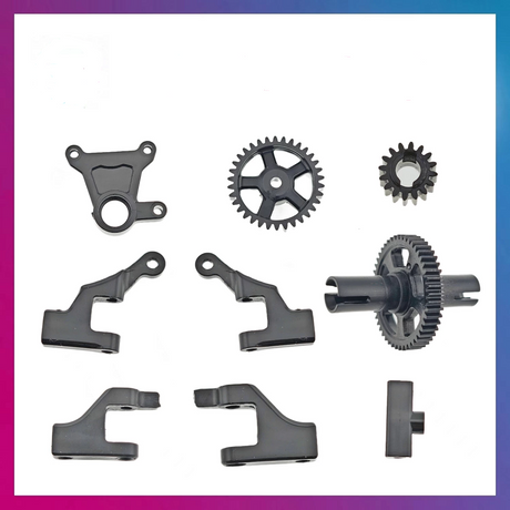 TG Super TG First TT Version Chassis Plastic Parts and Metal OP Parts for 1/24 1/28 TG Racing Car