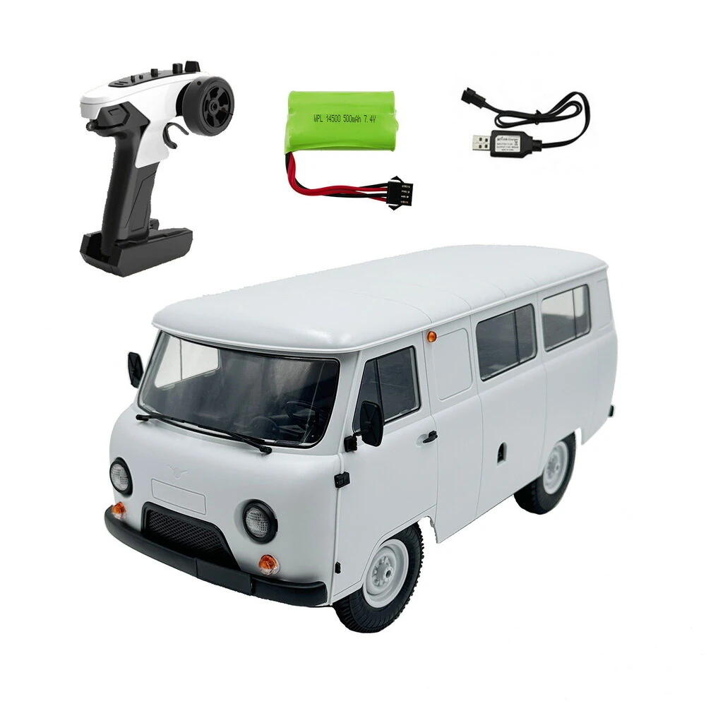 WPL C104 1:12 4WD OFF-Road UAZ-452 Bread Loaf Van Truck RC Car RTR 5-8KM/h