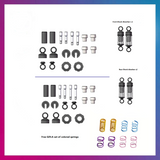TG Super TGS Fire All-Metal OP Shock Absorbers with Full Set of Colored Springs