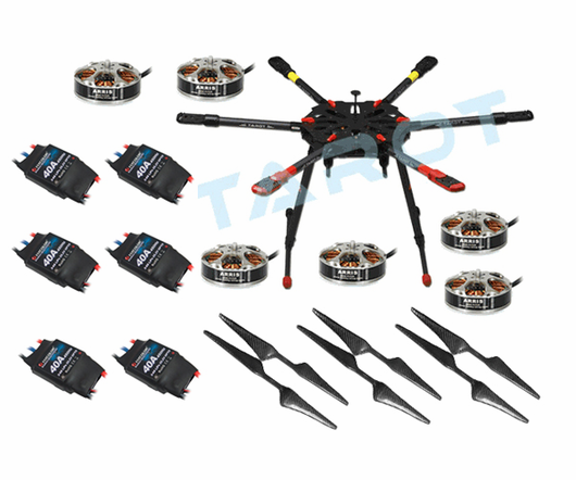 Tarot X6 6-Axis Hexacopter TL6X001 Super Combo (Not Assembled)