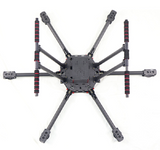 ZD700 PRO 700MM 6 Axis Carbon Fiber Umbrella Folding Hexacopter Frame Kit with Landing Gear