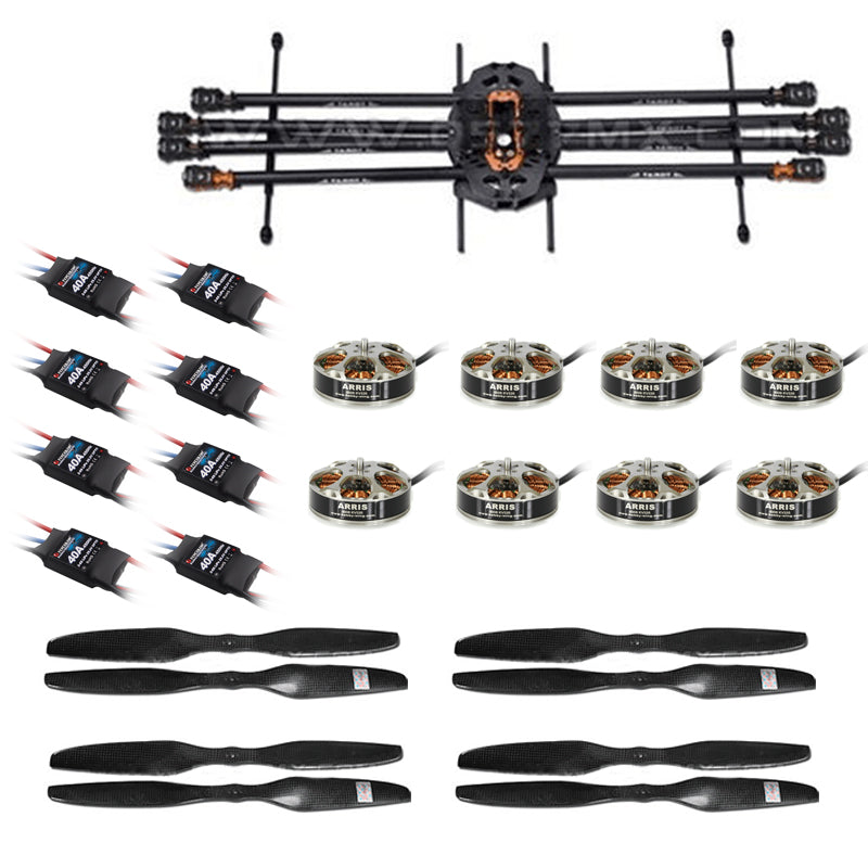 Tarot T18 UAV Foldable Octocopter TL18T00 Drone Combo with Motor ESC Propellers
