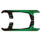 ALZRC Devil 380 FAST Green Carbon Fiber Landing Skid Color Sticker D380-U10-G