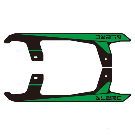 ALZRC Devil 380 FAST Green Carbon Fiber Landing Skid Color Sticker D380-U10-G