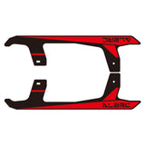 ALZRC Devil 380 FAST Red Carbon Fiber Landing Skid Color Sticker D380-U10-R