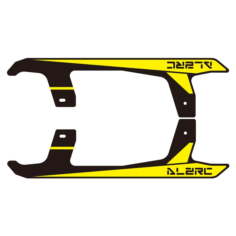 ALZRC Devil 380 FAST Yellow Carbon Fiber Landing Skid Color Sticker D380-U10-Y