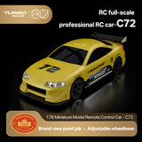 Turbo Racing 2026 Version C72 1:76  RC Racing Drift RWD Remote Controller Sports Car RTR