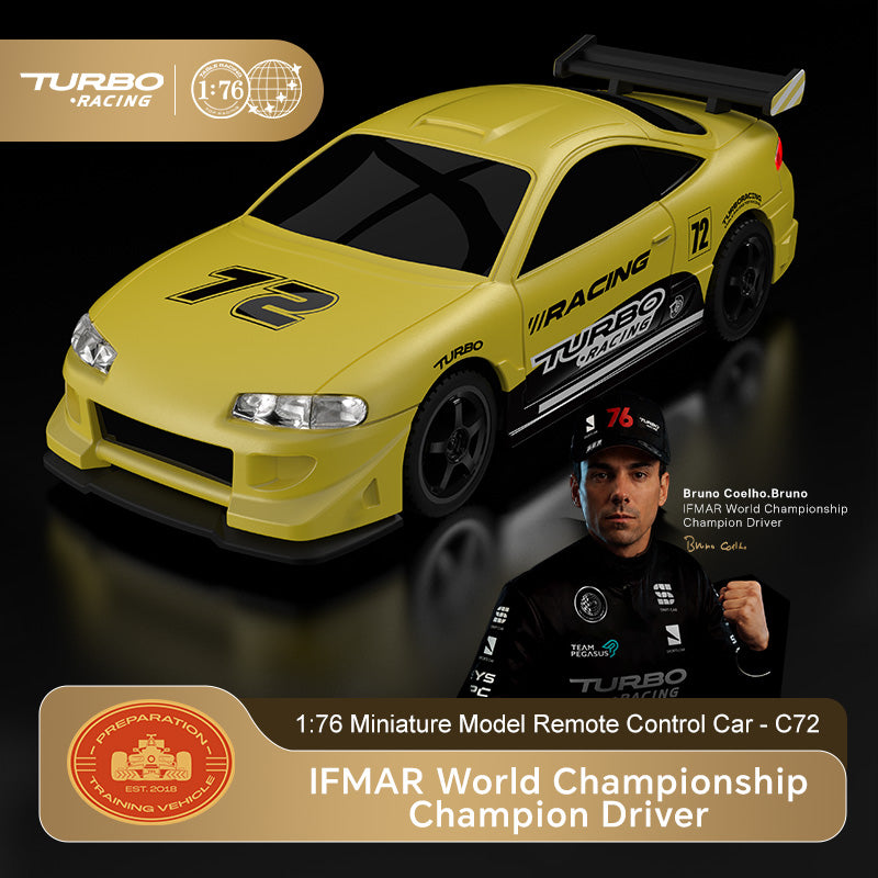 Turbo Racing 2026 Version C72 1:76  RC Racing Drift RWD Remote Controller Sports Car RTR
