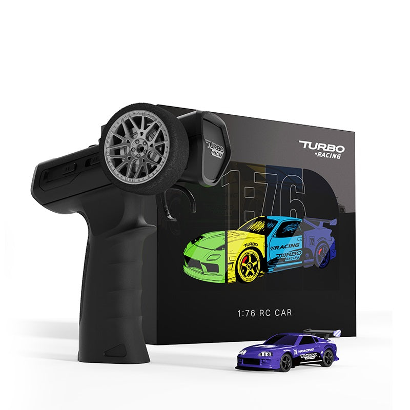 Turbo Racing C73 1:76  2.4G Sports Mini RWD RC Racing Car RTR - Purple