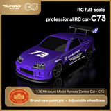 Turbo Racing C73 1:76  2.4G Sports Mini RWD RC Racing Car RTR - Purple