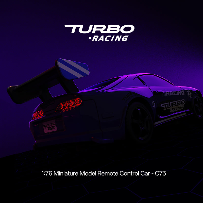 Turbo Racing C73 1:76  2.4G Sports Mini RWD RC Racing Car RTR - Purple