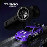 Turbo Racing C73 1:76  2.4G Sports Mini RWD RC Racing Car RTR - Purple