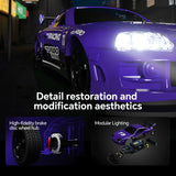 Turbo Racing C73 1:76  2.4G Sports Mini RWD RC Racing Car RTR - Purple