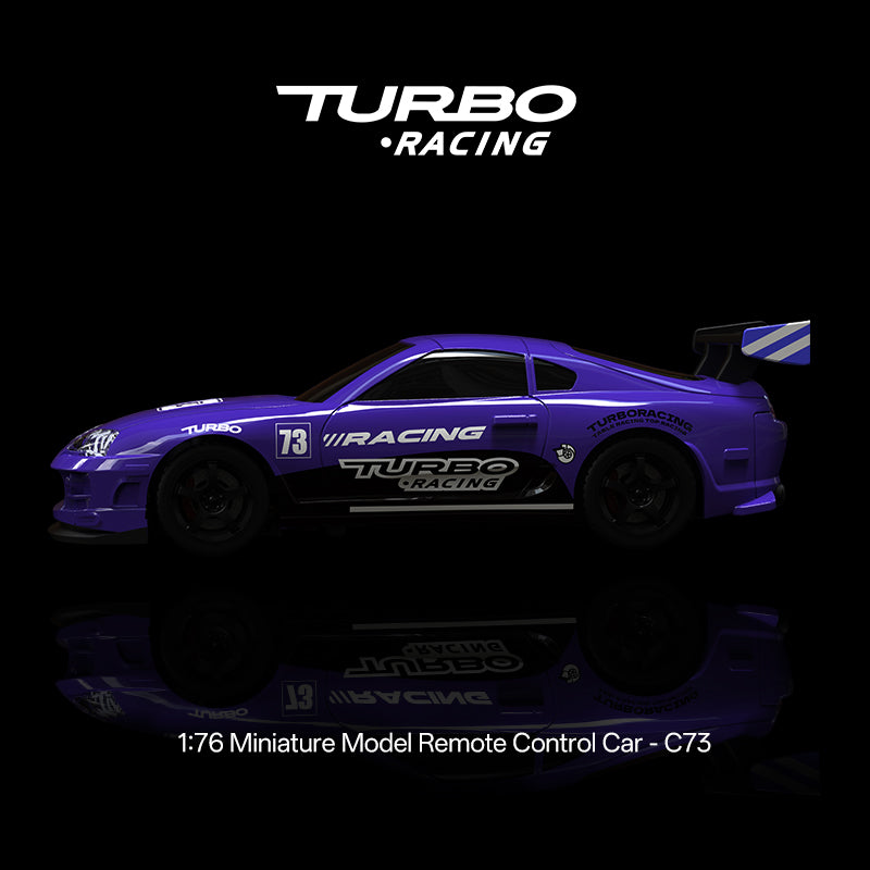 Turbo Racing C73 1:76  2.4G Sports Mini RWD RC Racing Car RTR - Purple
