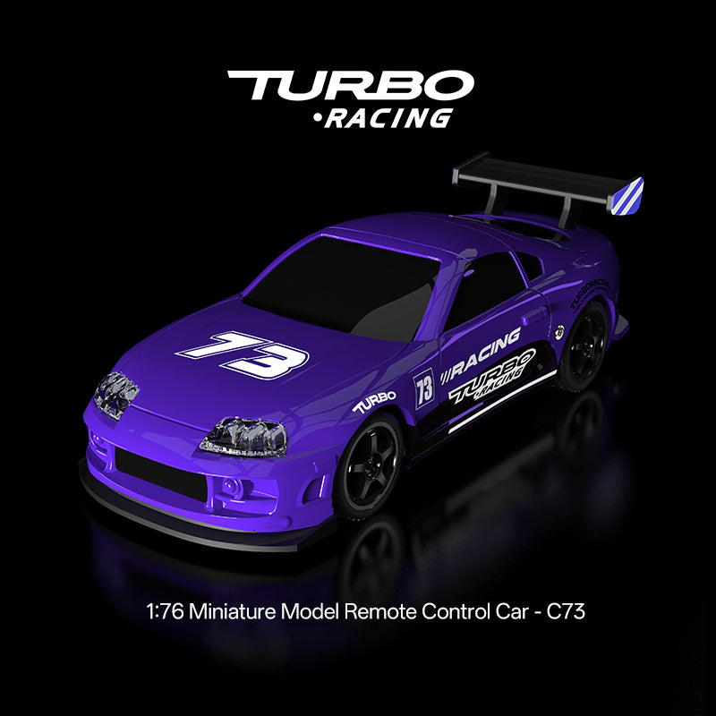 Turbo Racing C73 1:76  2.4G Sports Mini RWD RC Racing Car RTR - Purple