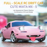 LDRC 1804 1:18 2.4G RWD Mazda MX-5 RC Drift Car RTR with Gyro Full Proportional Remote 10KM/H