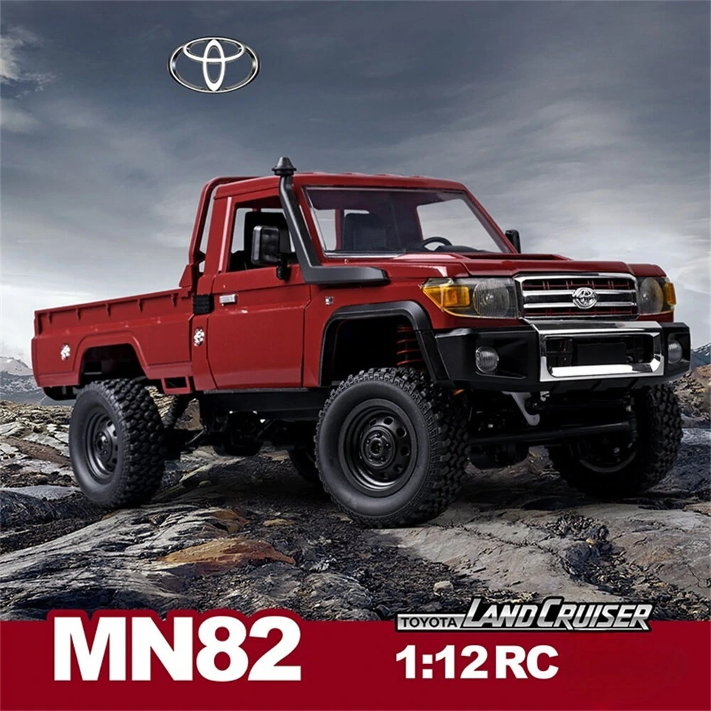 MNRC MN82 RTR 1/12 2.4G 4WD RC Car for TOYOTA Land Cruiser LC79 Rock Crawler Off-Road Car with 2pcs Battery