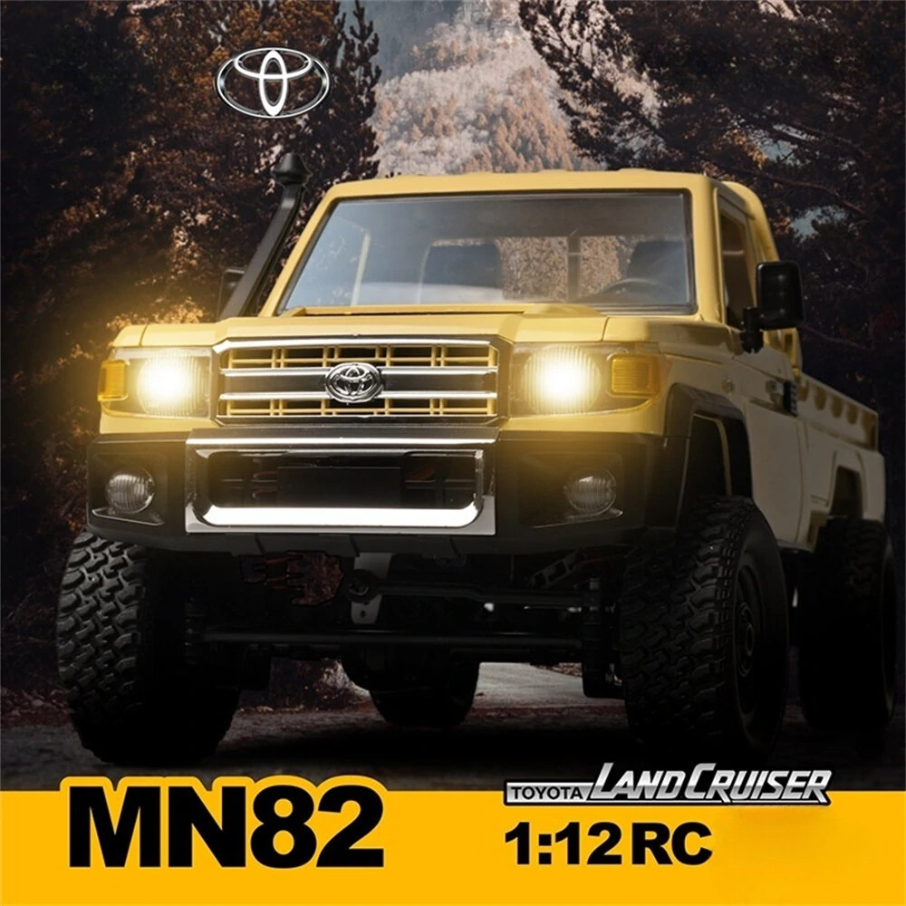 MNRC MN82 RTR 1/12 2.4G 4WD RC Car for TOYOTA Land Cruiser LC79 Rock Crawler Off-Road Car with 2pcs Battery