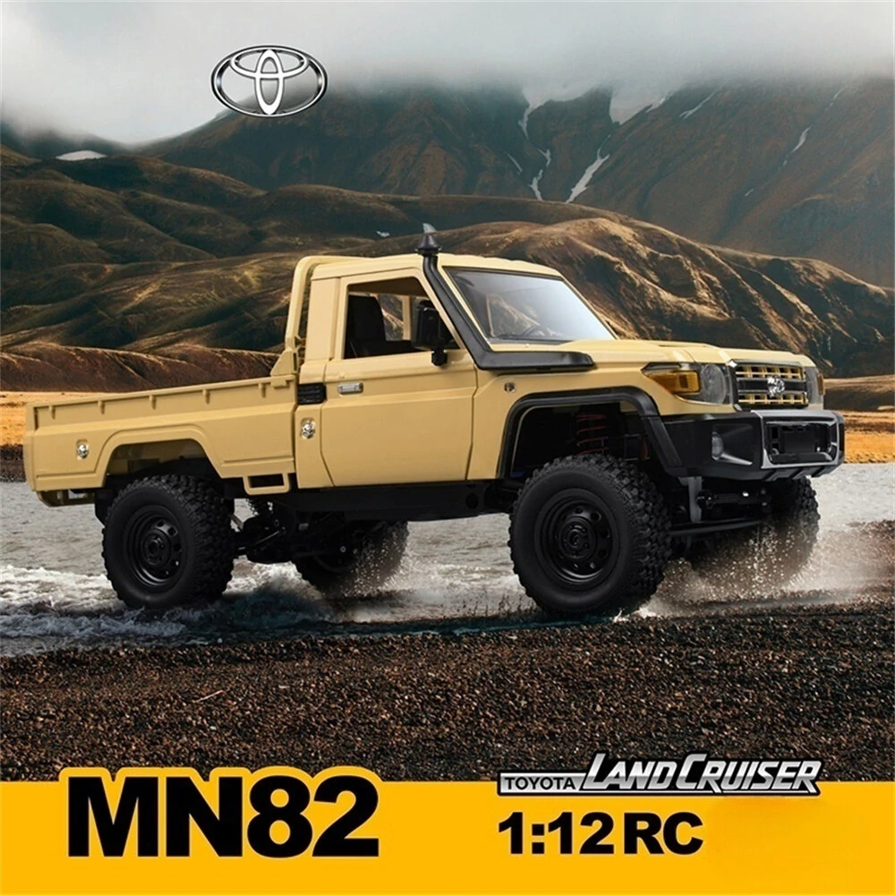 MNRC MN82 RTR 1/12 2.4G 4WD RC Car for TOYOTA Land Cruiser LC79 Rock Crawler Off-Road Car with 2pcs Battery