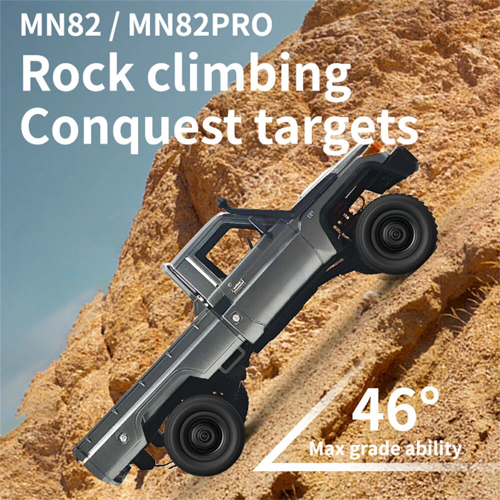 MNRC MN82 PRO 1:12 2.4G 4WD Off-Road Crawler RC Car