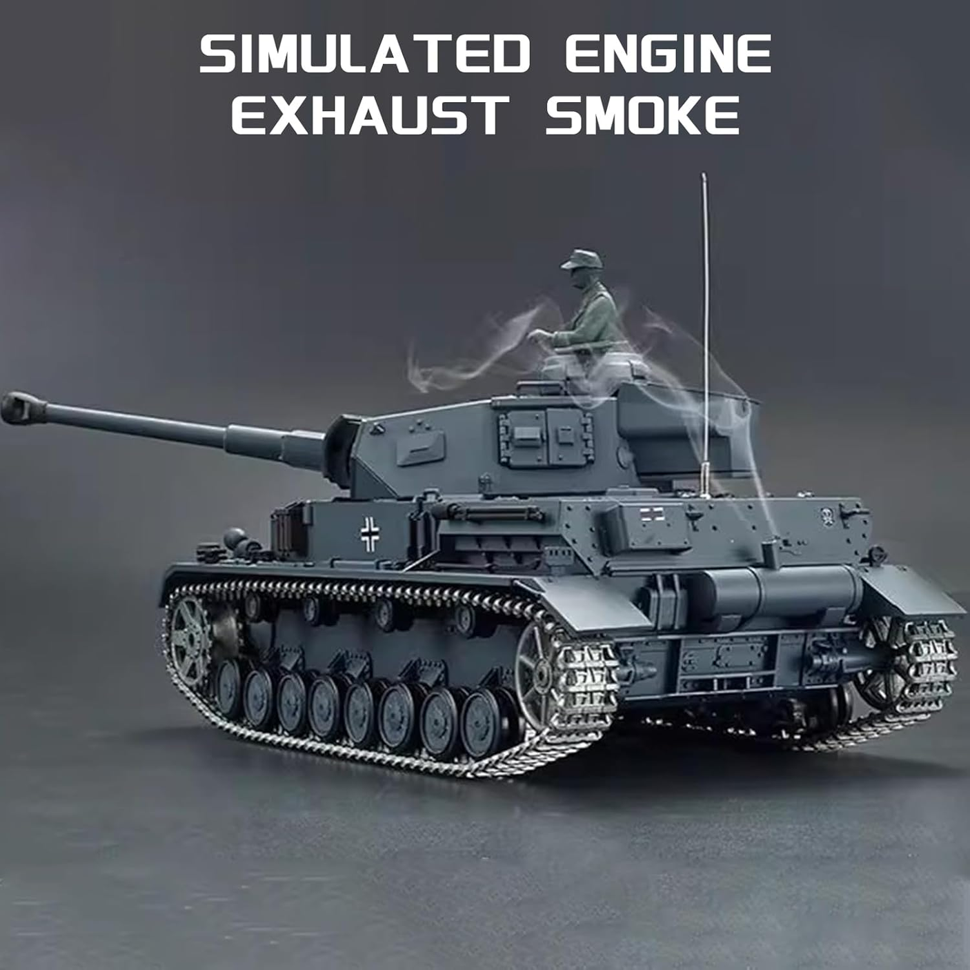 Henglong 1:16 3859-1 Professional German Panzer IV (F2 Type) RC Medium Tank RTR